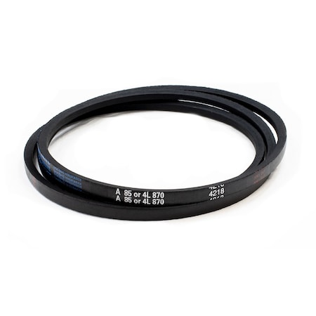 D&D A85/4L870 Classical V-Belt, 87 in Outside Length, 1/2 in Top Width, 1 Ribs A85